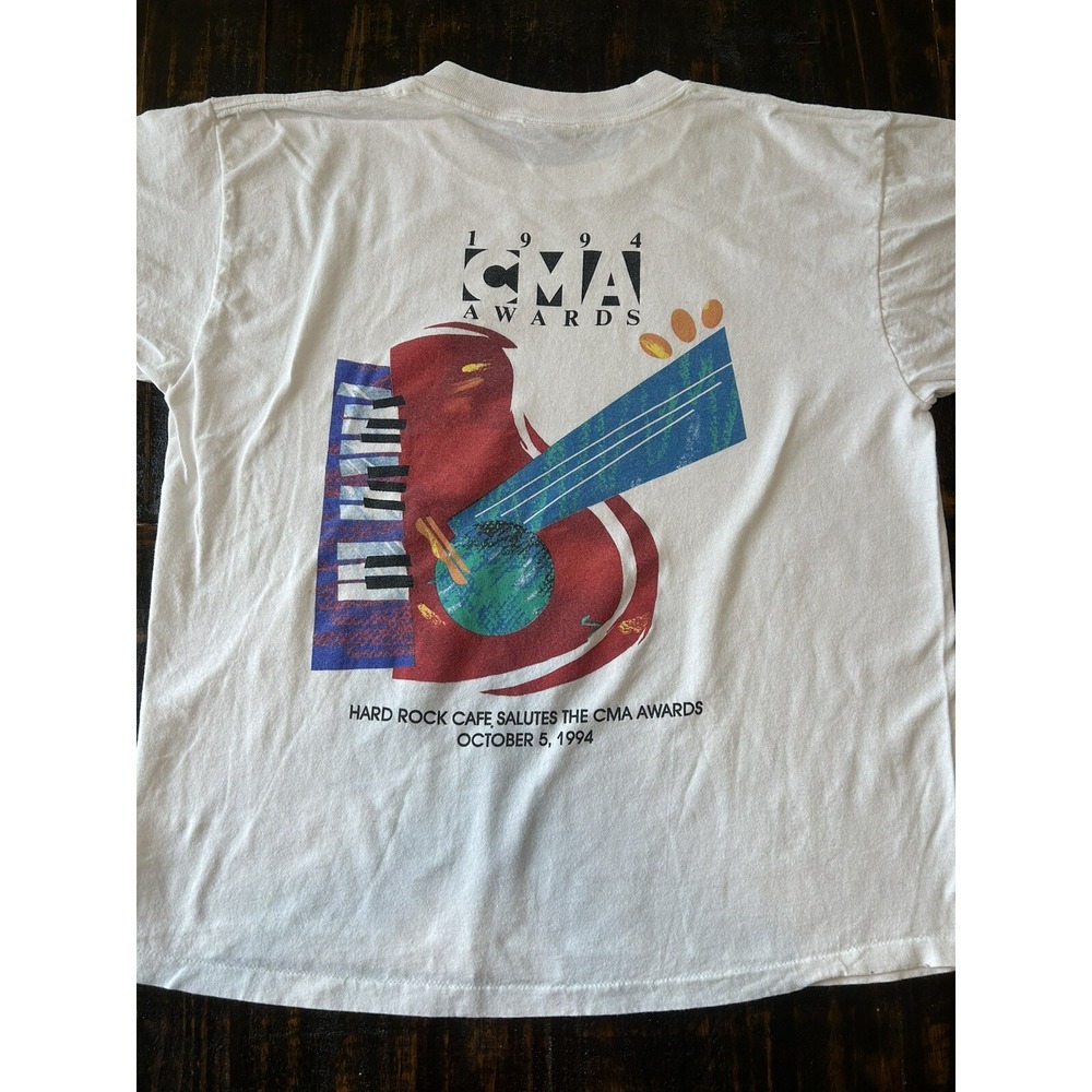 Vintage 1994 CMA Awards Hard Rock Cafe T Shirt Nashville Made In USA Men’s XL